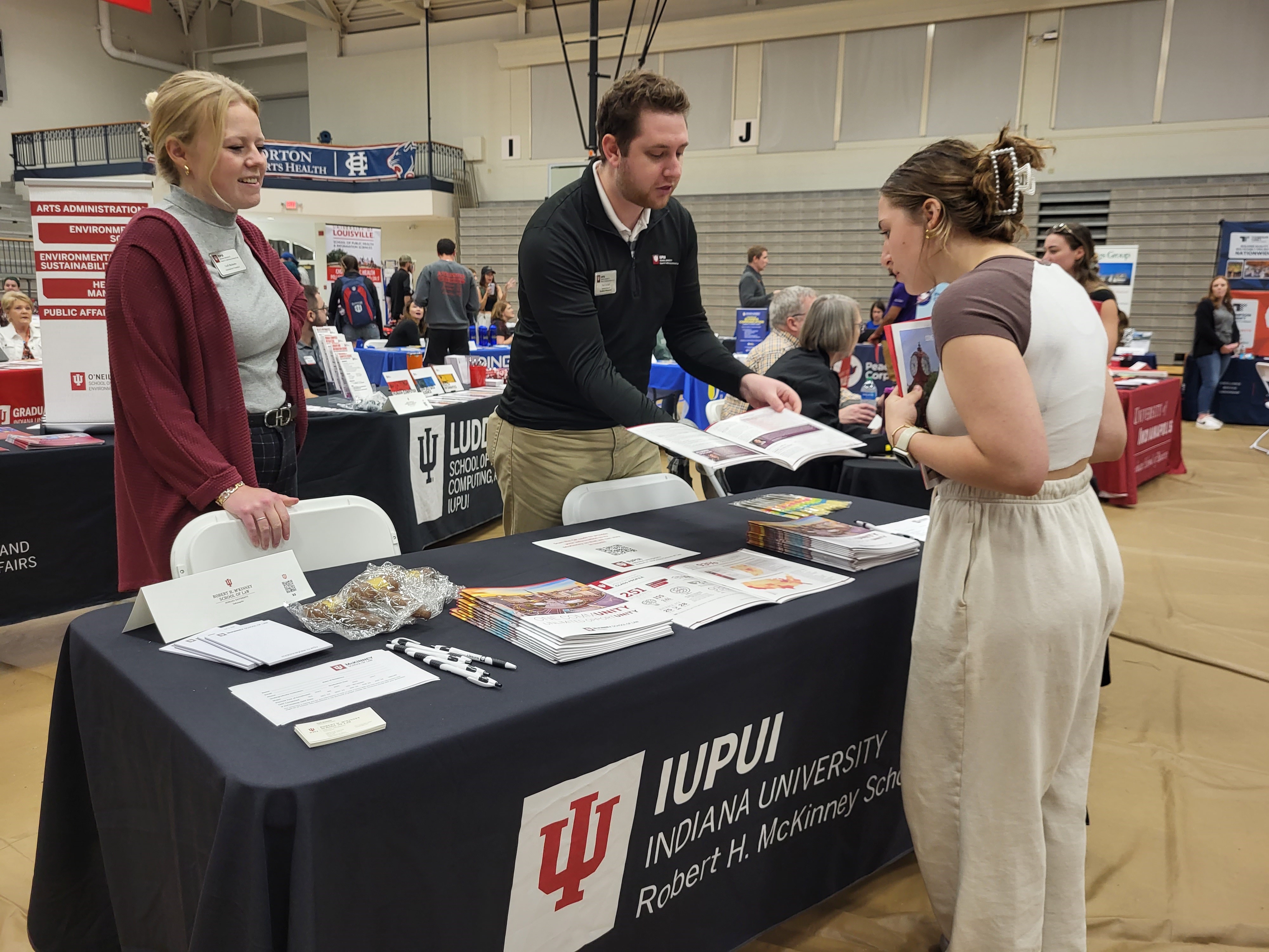 PHoto of reent Graduate School Fair